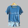 Womens Hes On The List And You Know It Print T shirt 1