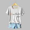 Womens Hes On The List And You Know It Print T shirt 3