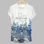 Women's Kerr County Print V-Neck Shirt