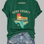 Women's Kerr County Strong V-neck T-shirt