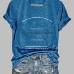 Women's Kerr County Strong V-neck T-shirt 2025