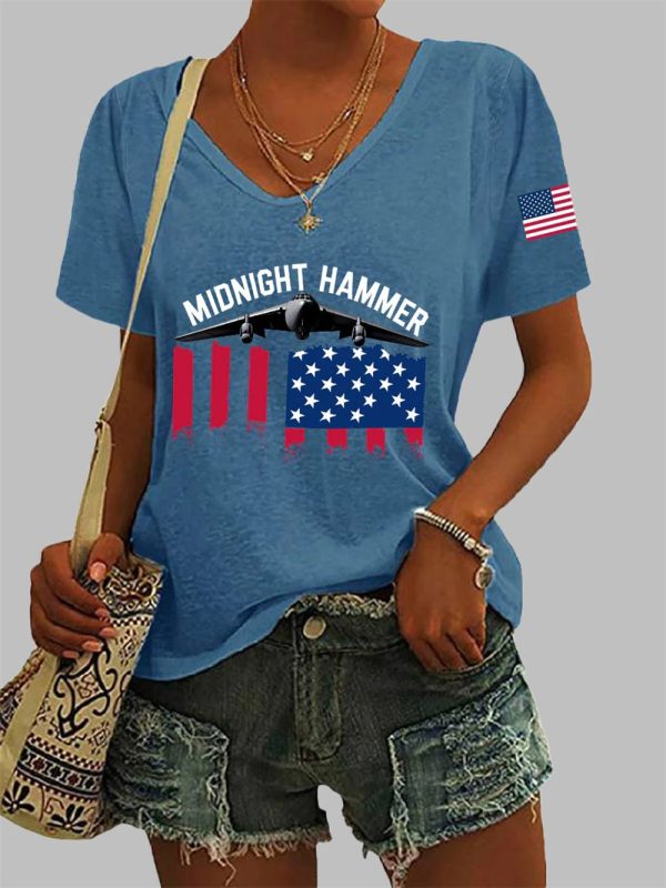 Womens Operation Midnight Hammer Short sleeved T shirt 2