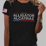 Women's Retro Alligator Alcatraz Short Sleeve Tee