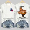 Womens Texas Strong Come Hell Or High Water Hill Country Print T shirt 3