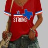 Womens Texas Strong Print Shirt 4