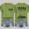 Womens Texas Stronger Than the Storm Print T shirt 4