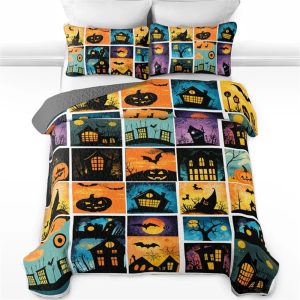 Halloween Spooky Shadows All Season Bedding Set