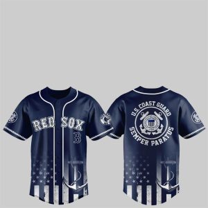 1 2025 Red Sox US Coast Guard Semper Paratus Jersey