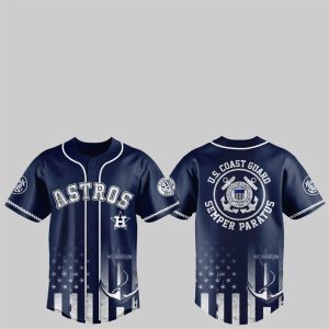 1 2025 Astros US Coast Guard Semper Paratus Jersey