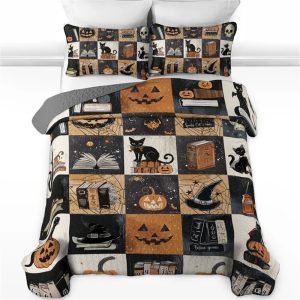 Halloween Bookworm Retreat All Season Bedding Set