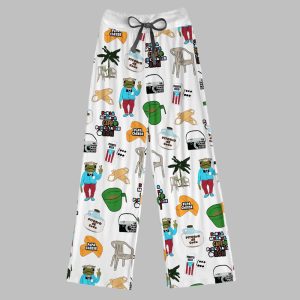 Baile Inolvidable Puerto Rico Contrast Wide Leg Pants 1