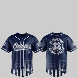 1 2025 Orioles US Coast Guard Semper Paratus Jersey
