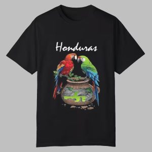 Honduras Parrots And Cultural Landscape Shirt 0 0