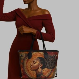 Mocha Sage Shopper Tote 1 1