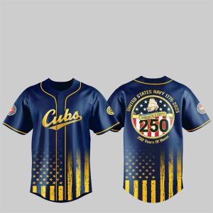 1 Cubs US NAVY 250th Birthday Celebration Jersey