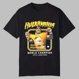 Rip Hulk Hogan Hulkamania World Champion Special Legend Series Shirt 0 0