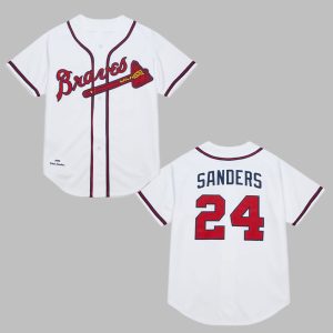 Braves Atlanta Sanders 24 Jersey 2025 0