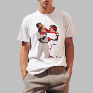Jason Varitek Alex Rodriguez Shirt 0 1