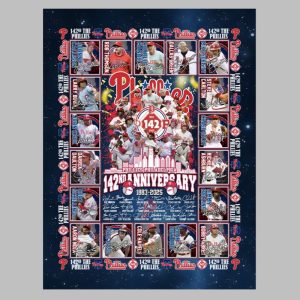 The Phillies 142nd Anniversary 1883 2025 Blanket 1 1