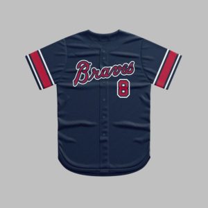 2025 Braves 8 All Star Break Jersey 1 1