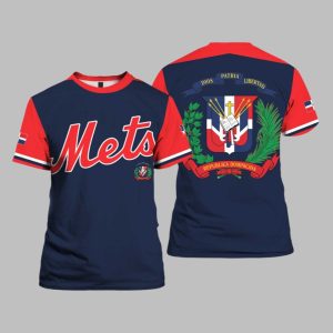 Mets Dominican Republic Theme Shirt 2025 1 1