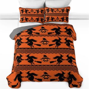 Halloween Witchy Whispers All Season Bedding Set