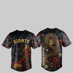 SF Giants Yakuza Dragon Oni Jersey 2025