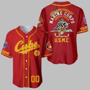 2025 Cubs 250th Marine Corps Birthday Jersey 1 1