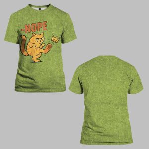 No Kings In America Cat Crown Nope Shirt 0
