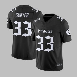 2025 Pittsburgh Sawyer Steel City Gothic Jersey 1 1