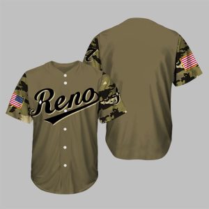 Reno Aces Military Appreciation Night 2025 Baseball Jersey 1