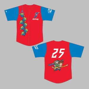 Jacksonville Jumbo Shrimp Toy Story Adult 2025 Jersey 1 1