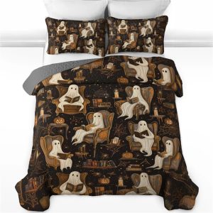 Halloween Ghostly Book Club All Season Bedding Set