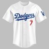 1 2025 LA Dodgers V Kim Taehyung Signature Jersey 1
