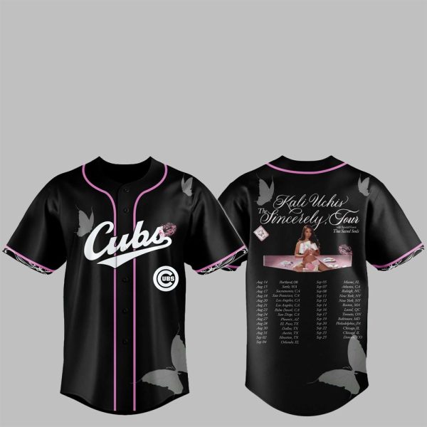 1 Cubs Kali Uchis The Sincerely Tour Jersey 2025