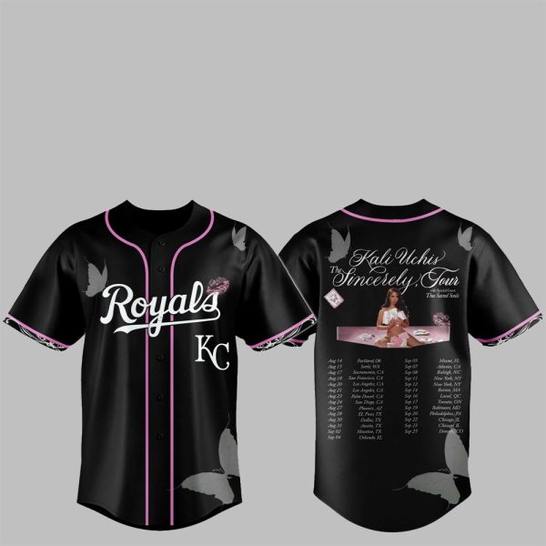 1 KC Royals Kali Uchis The Sincerely Tour Jersey 2025
