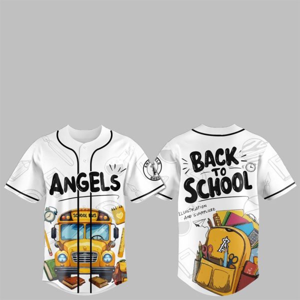 1 LA Angels Back To School 2025 Jersey