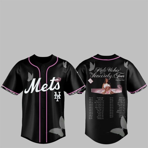 1 NY Mets Kali Uchis The Sincerely Tour Jersey 2025