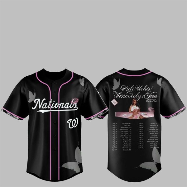 1 Nationals Kali Uchis The Sincerely Tour Jersey 2025