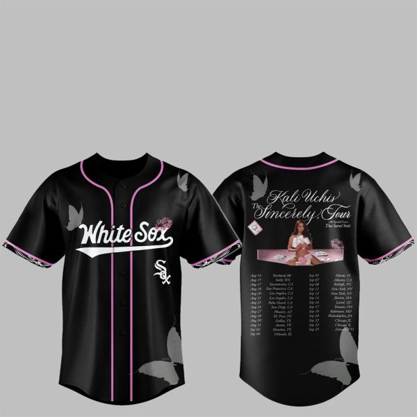 1 White Sox Kali Uchis The Sincerely Tour Jersey 2025