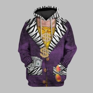 2025 Halloween Pimp Suit Costume Hoodie 1 1