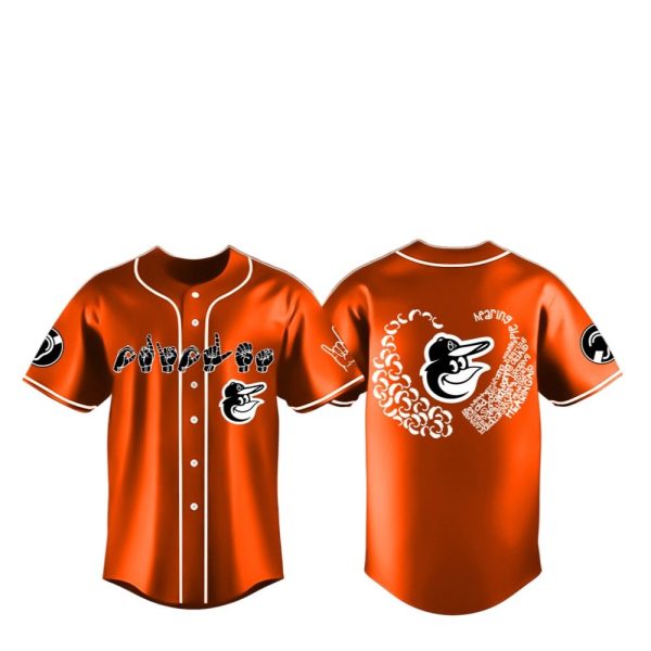 2025 Baltimore Orioles Deaf Hard of Hearing Awareness Day Jersey 1 2