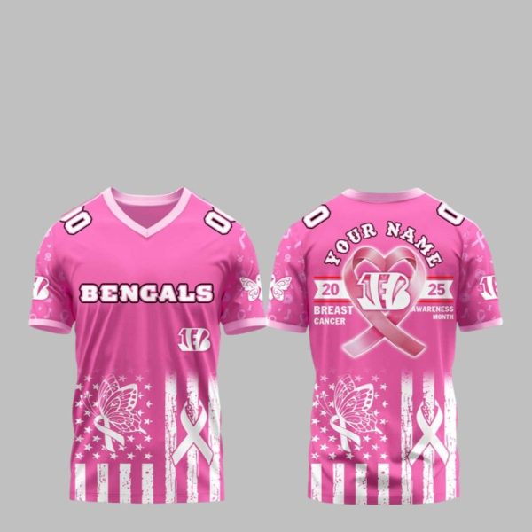 2025 Bengals Breast Cancer Awareness Month Jersey 1 1