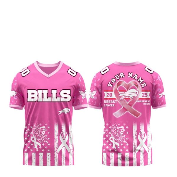2025 Bills Breast Cancer Awareness Month Jersey 1 2