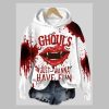 2025 Bloody Halloween GHOULS JUST WANNA HAVE FUN Printed Hoodie 1 1