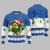 2025 Christmas Adorable Santa Cow Ugly Christmas Sweater 1