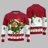 2025 Christmas Adorable Santa Cow Ugly Christmas Sweater 5