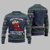 2025 Christmas Aint No Laws When You Drink With Claus Ugly Christmas Sweater 4