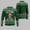 2025 Christmas All Is Calm Capybara Ugly Christmas Sweater 4