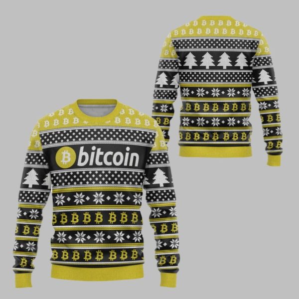 2025 Christmas Bitcoin Ugly Christmas Sweater 1 1